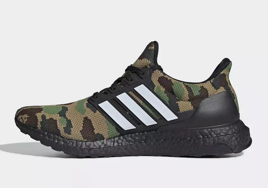 Bape adidas Ultra Boost Green Camo F35097 Թողարկման ամսաթիվ