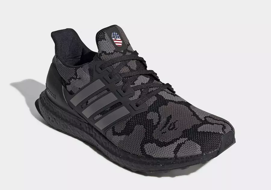 Bape adidas Ultra Boost Black Camo G54784 Julkaisupäivä