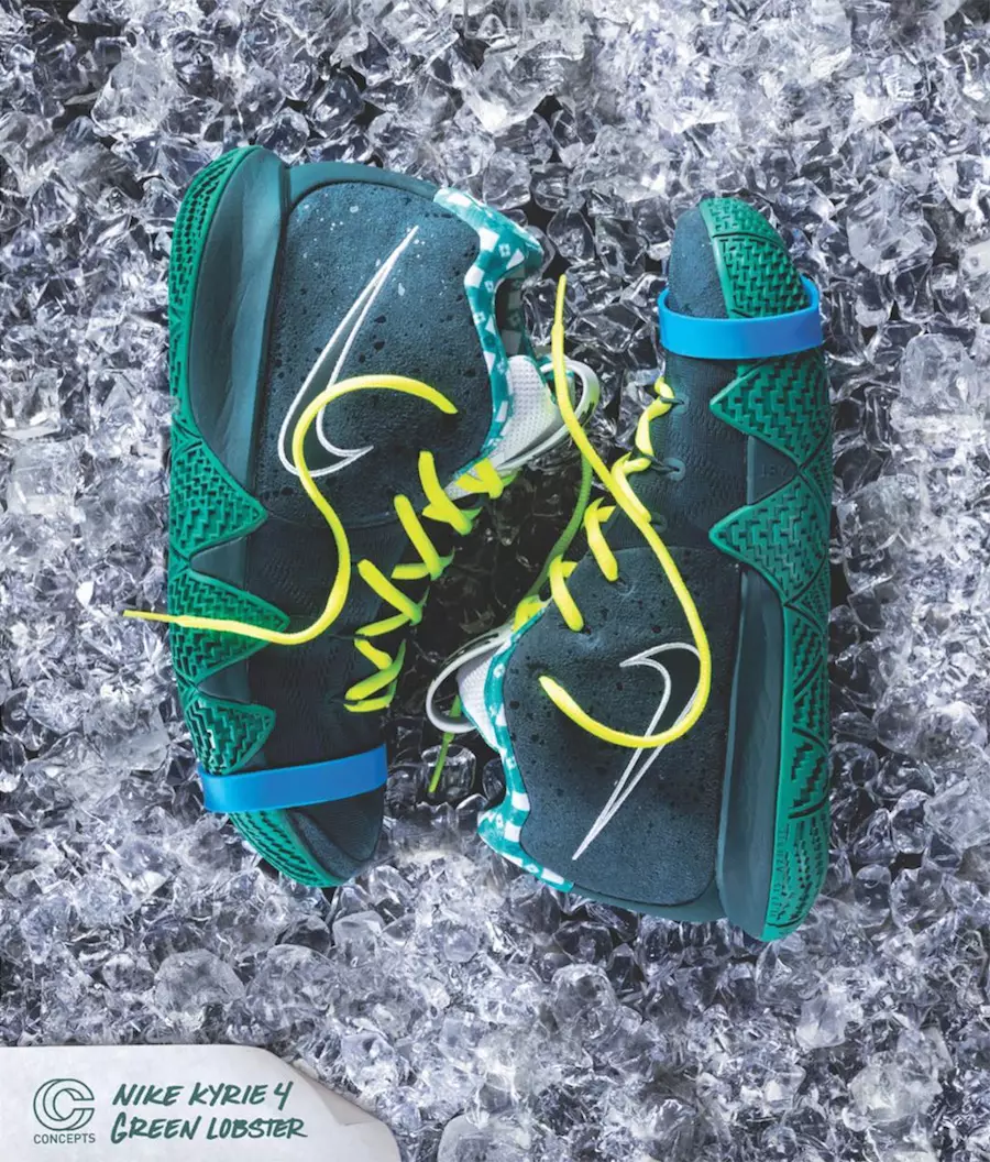 Koncepti Nike Kyrie 4 Green Lobster Informacije o izdanju