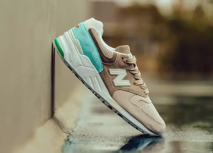 New Balance 999 kommer i beige med en ljusblå klack