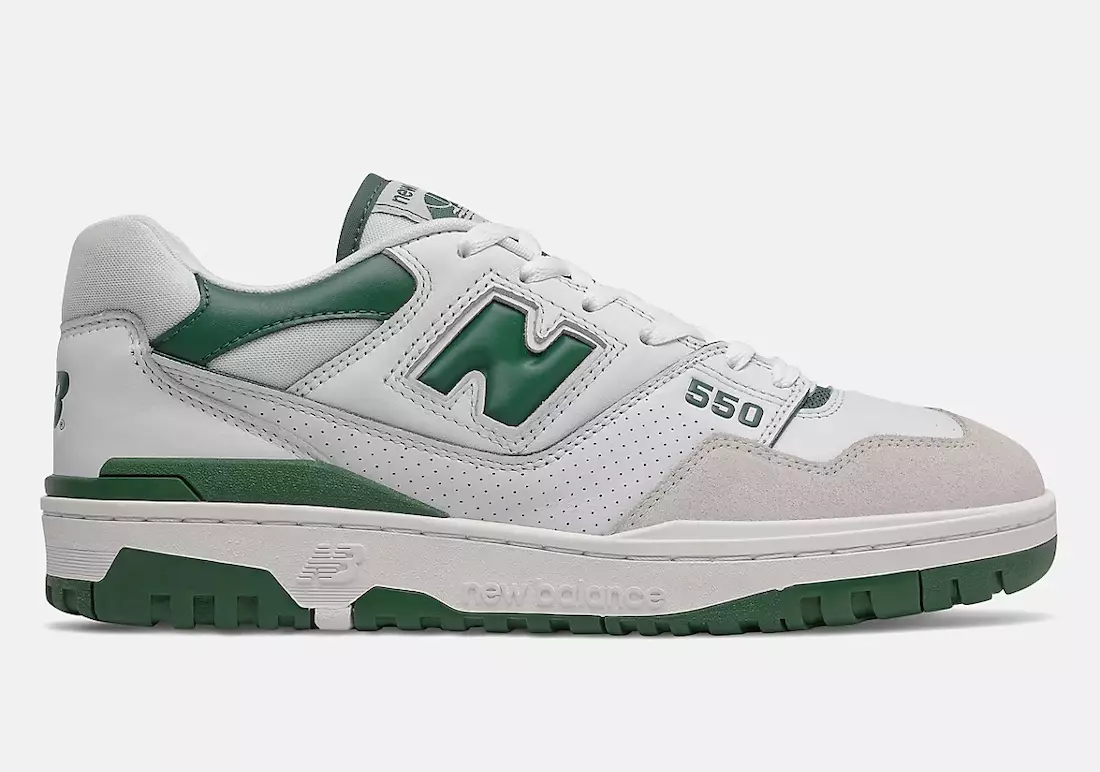 New Balance 550 chegando às cores do Boston Celtics