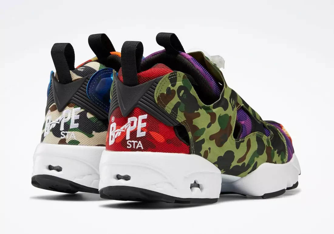 BAPE Reebok Instapump Fury Multi-Camo Q47370 Datum vydání