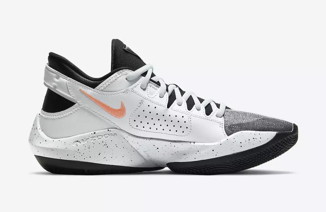 Nike Zoom Freak 2 White Black Bright Mango CK5424-101 Чыгарылган күнү