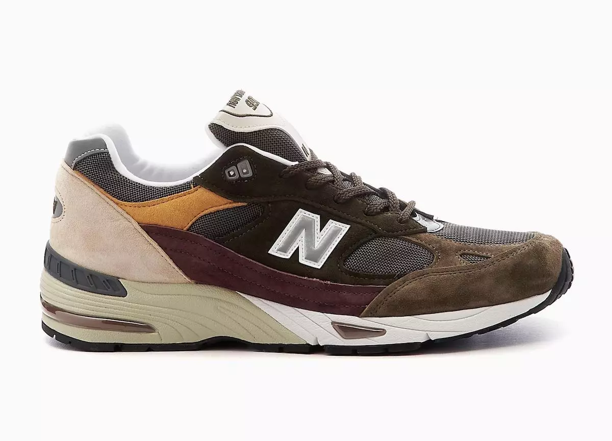 New Balance 991 Olive Burgundy M991GYB Megjelenés dátuma