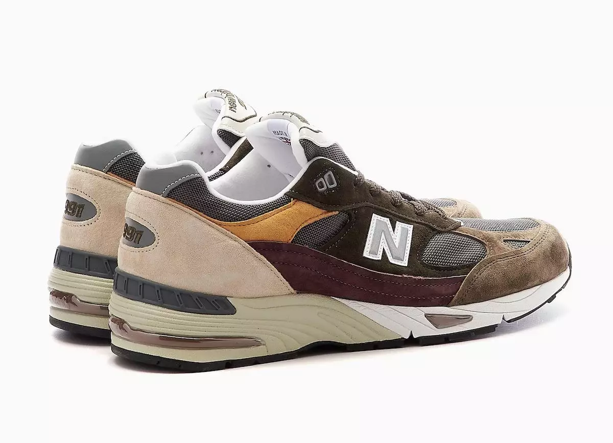 New Balance 991 Olive Burgundy M991GYB Išleidimo data