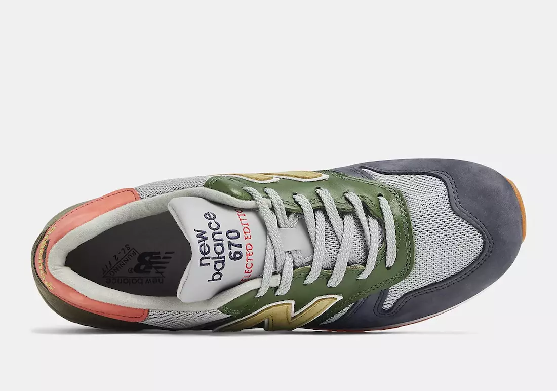 New Balance 670 Зроблена ў Вялікабрытаніі M670SPK Дата выпуску