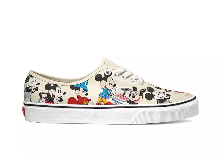 Vans Mickey – data premiery kolekcji przez dekady