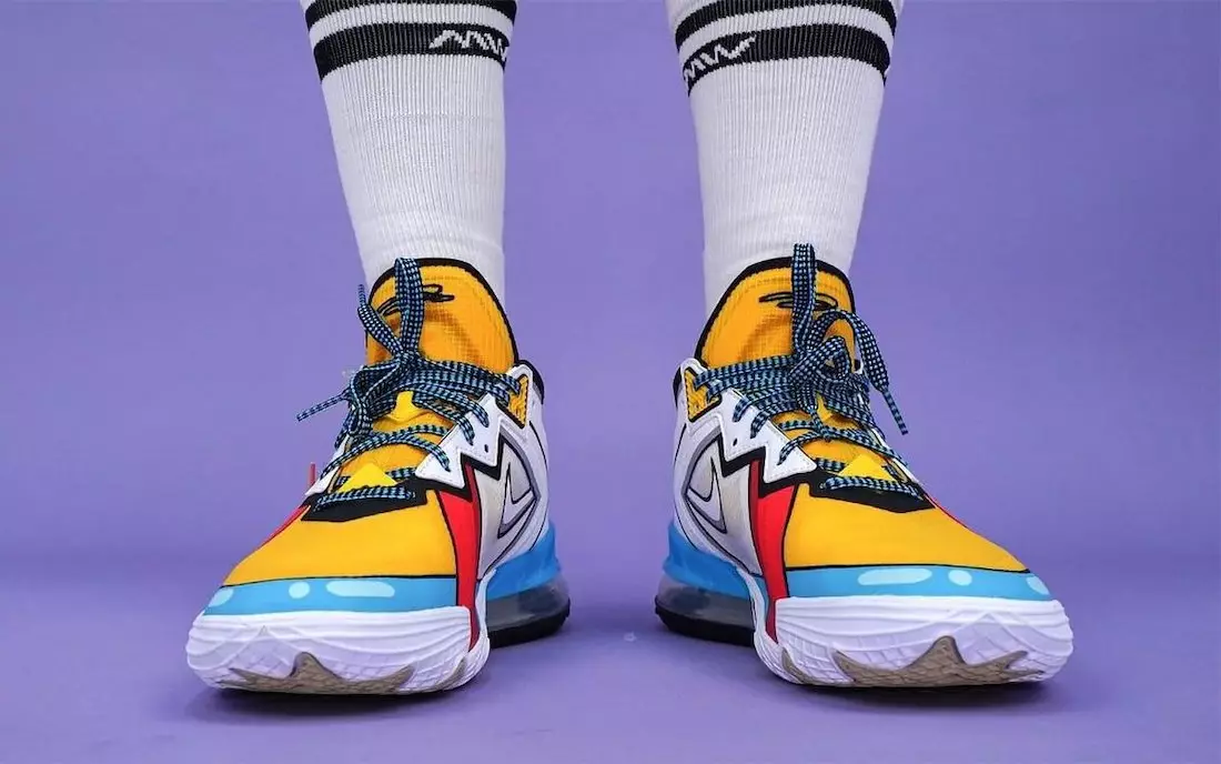 Nike LeBron 18 Low Stewie Griffin מעלדונג טאָג