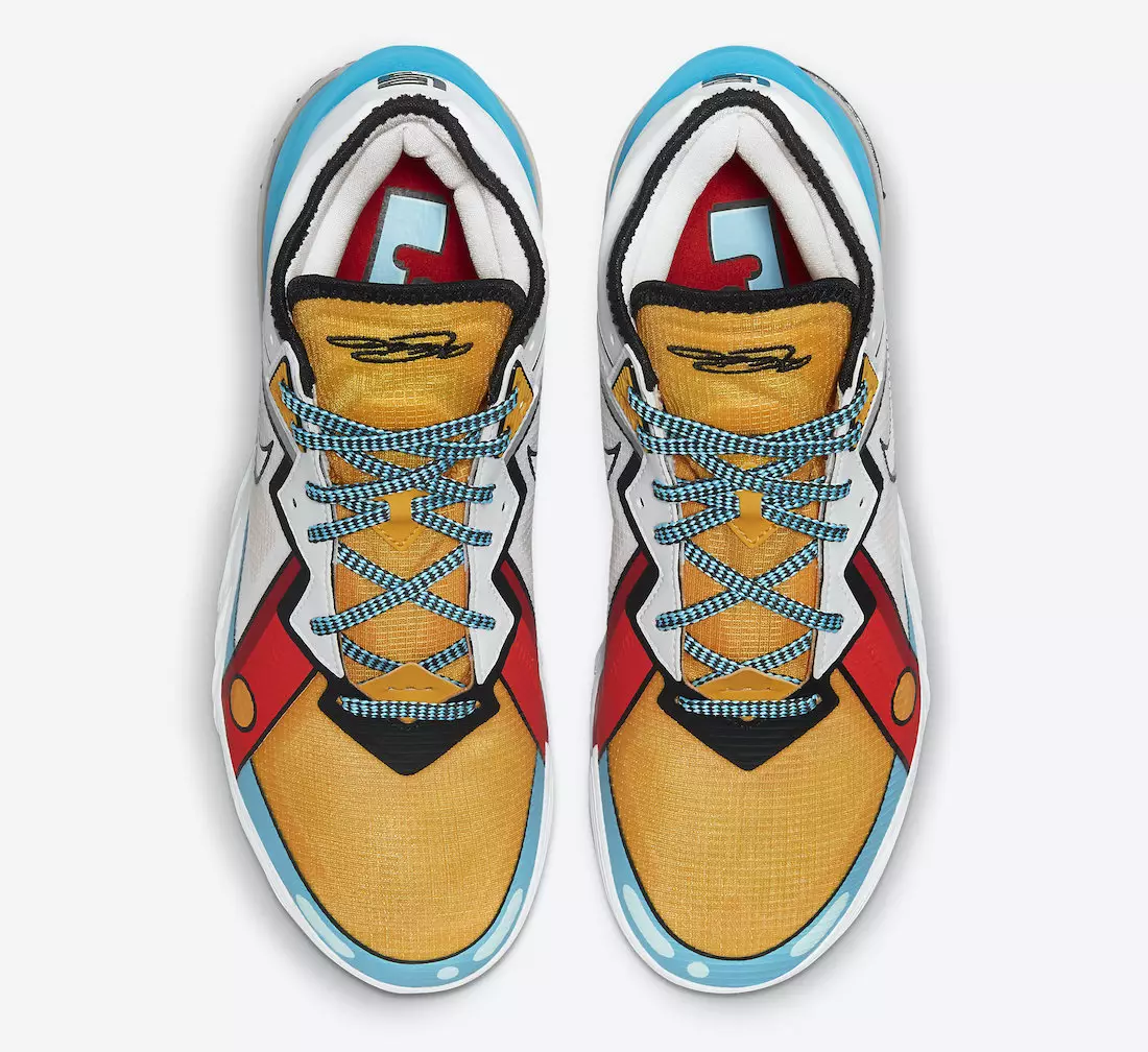 Nike LeBron 18 Low Stewie Griffin Cartoon Art CV7562-104 გამოსვლის თარიღი