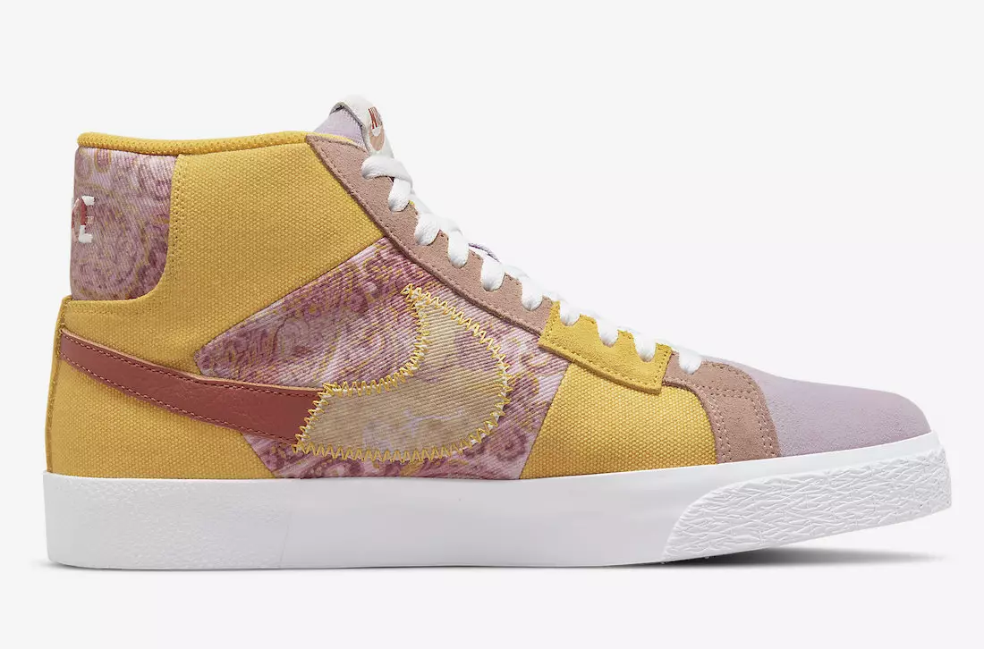 Nike SB Zoom Blazer Mid Premium Paisley DM0859-700 väljalaskekuupäev