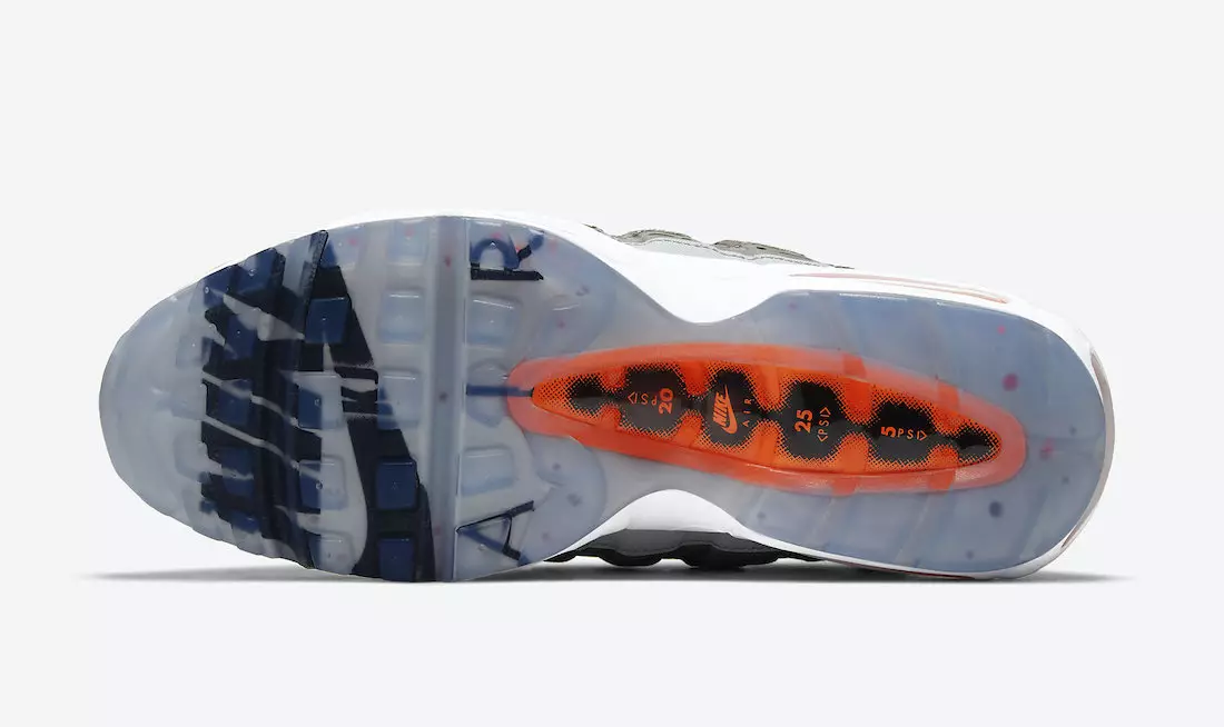 Kim Jones Nike Air Max 95 Total Orange DD1871-001 Датум на издавање