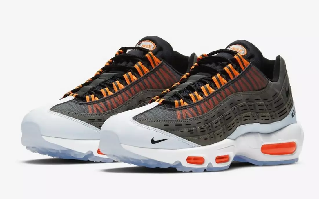 Kim Jons Nike Air Max 95 Black Total Orange Chiqarish Sana