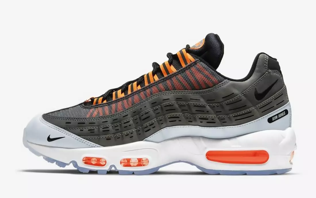 Kim Jones Nike Air Max 95 Noir Total Orange Date de sortie