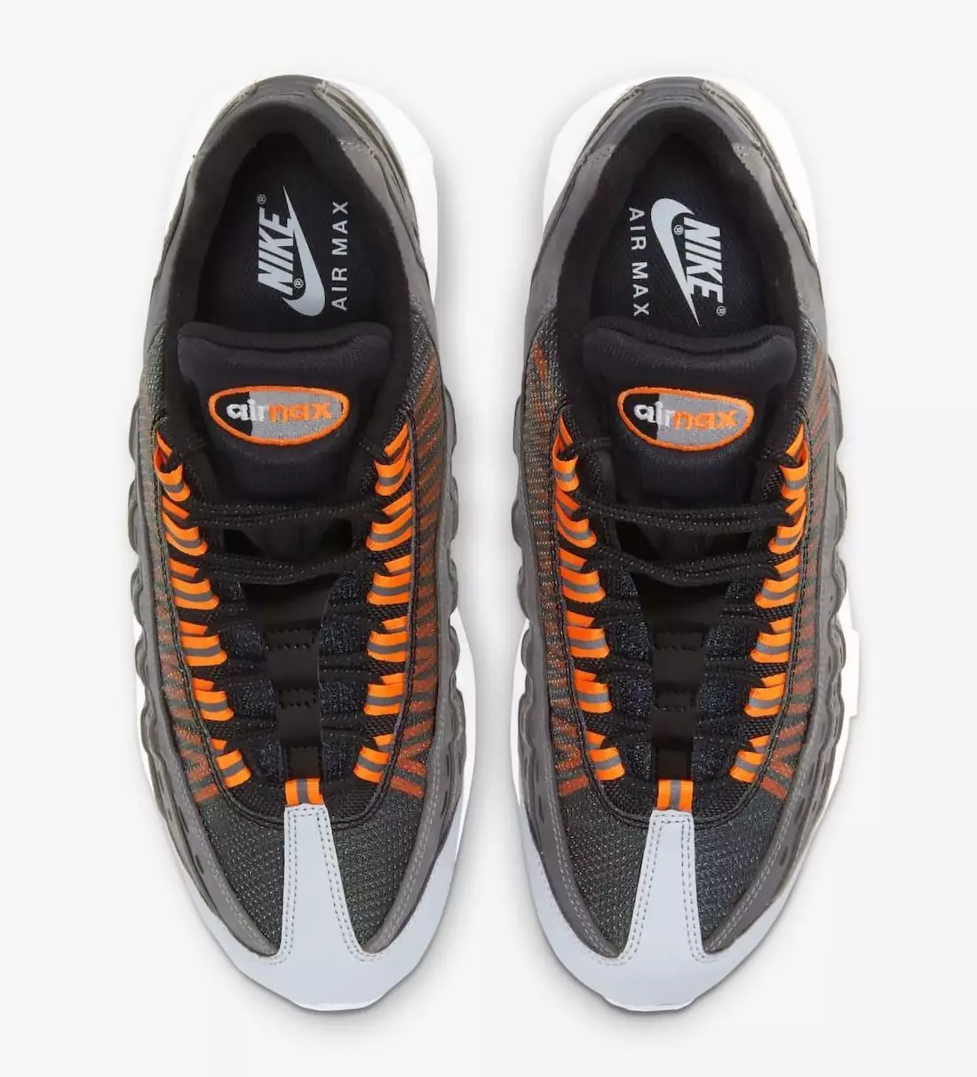 Kim Jones Nike Air Max 95 Black Total Orange Väljalaskekuupäev