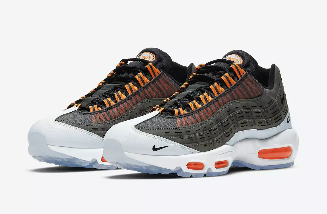 Ким Джонс Nike Air Max 95 Total Orange DD1871-001 Чыгарылган күнү