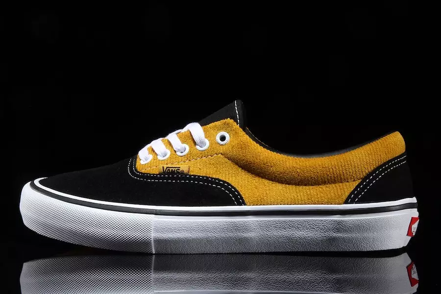 Vans Era Pro 코듀로이 블랙 노른자 옐로우