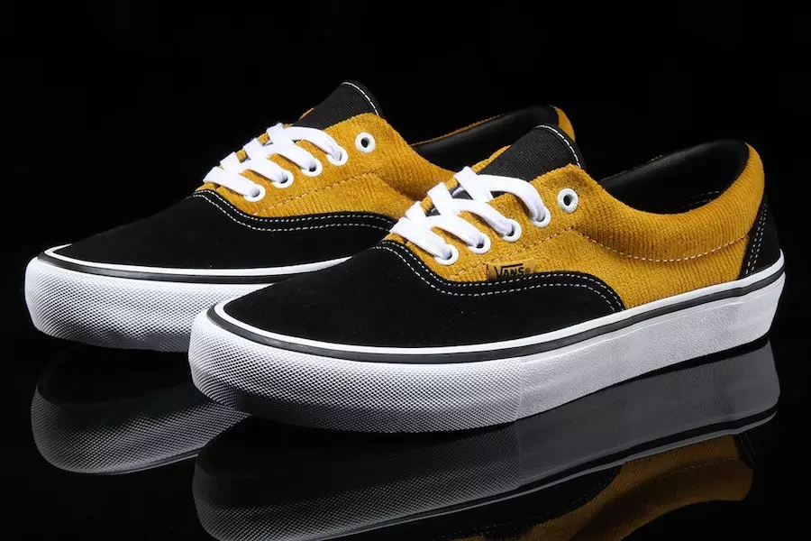 Vans Era Pro Corduroy Black Yolk Yellow