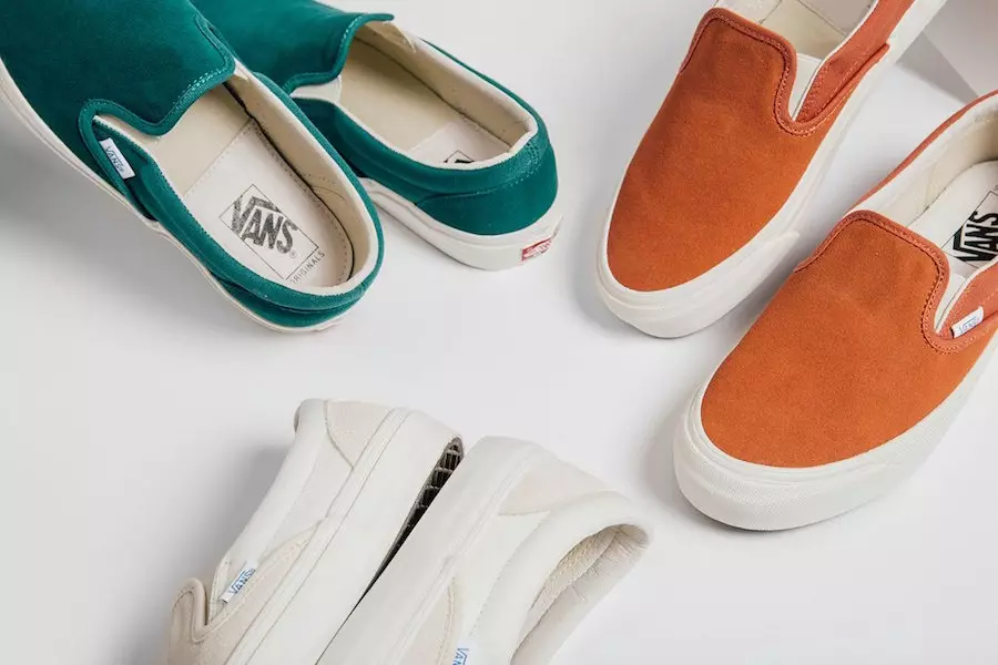 Vans Slip-On LX Suede Canvas kolekcija