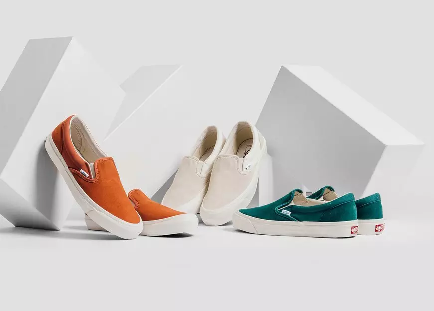 Vans Slip-On LX Suede Canvas Collection