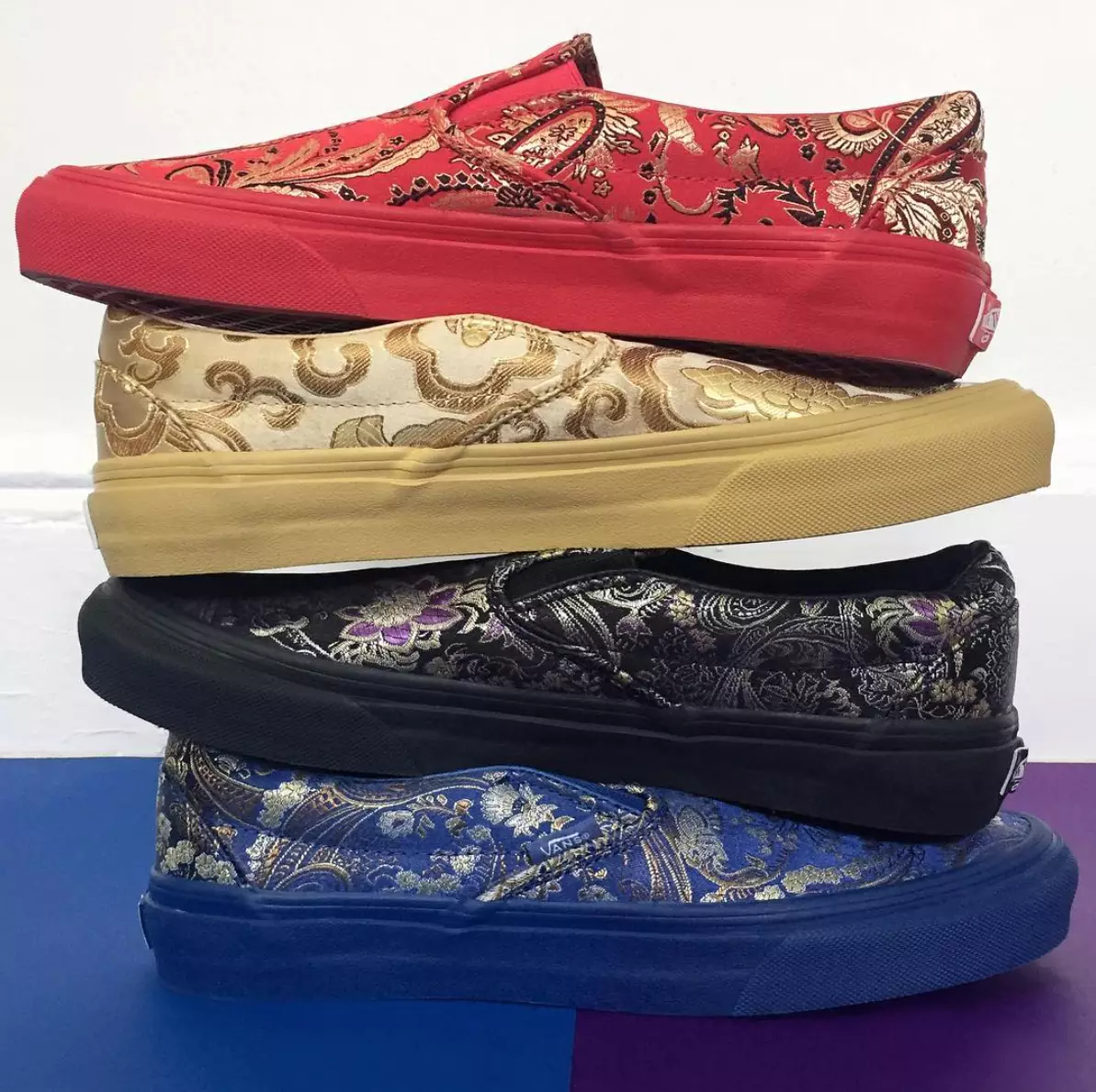 Cerimônia de Abertura Vans Slip-On Qi Pao Collection