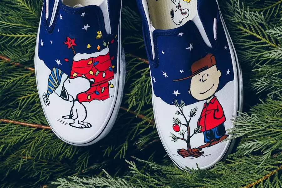 Árbol de Navidad Vans Slip-On Peanuts Charlie Brown