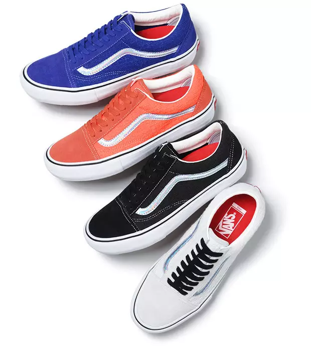 Supreme Vans Old Skool sillerdav pakett