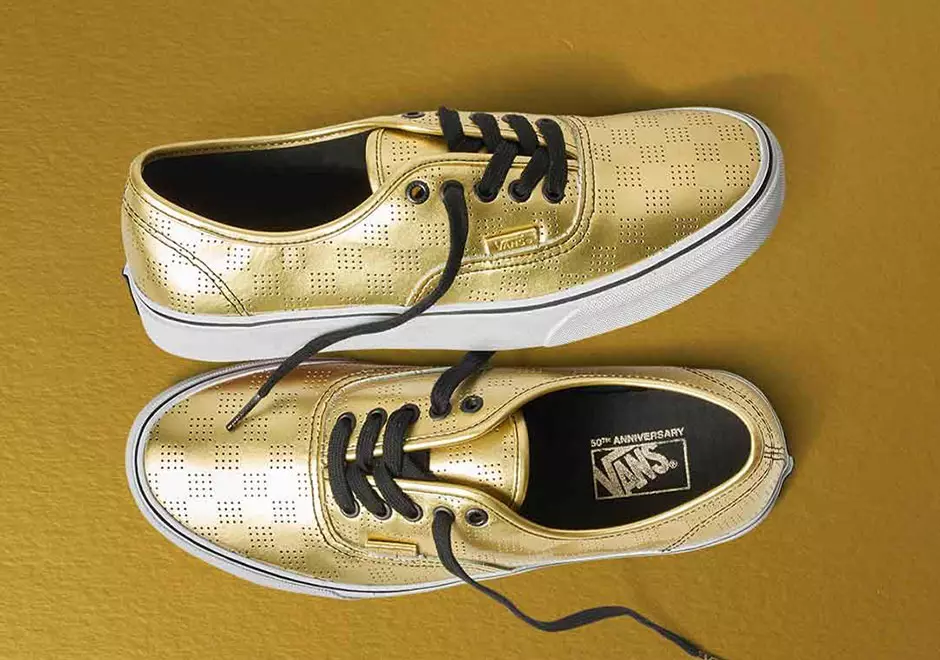 Colección de oro del 50 aniversario de Vans