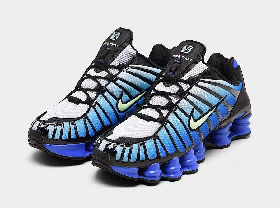 Nike Shox TL Racer Azul Vapor Verde AV3595-009 Fecha de lanzamiento