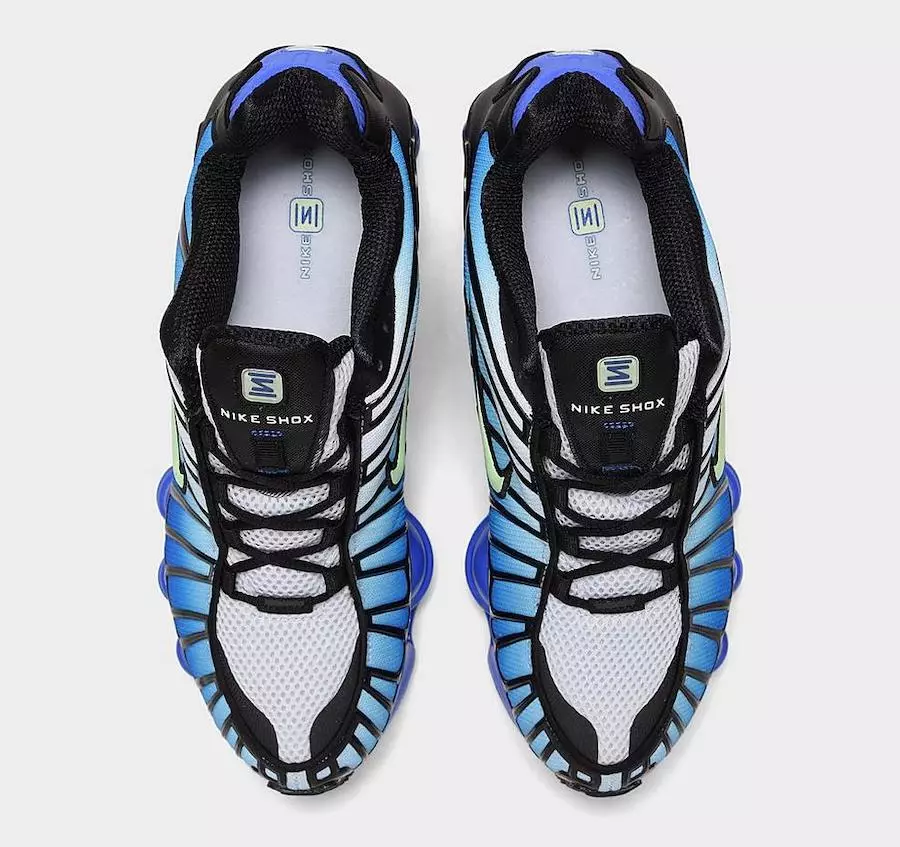 Nike Shox TL Racer Blue Vapor Green AV3595-009 ဖြန့်ချိသည့်ရက်စွဲ