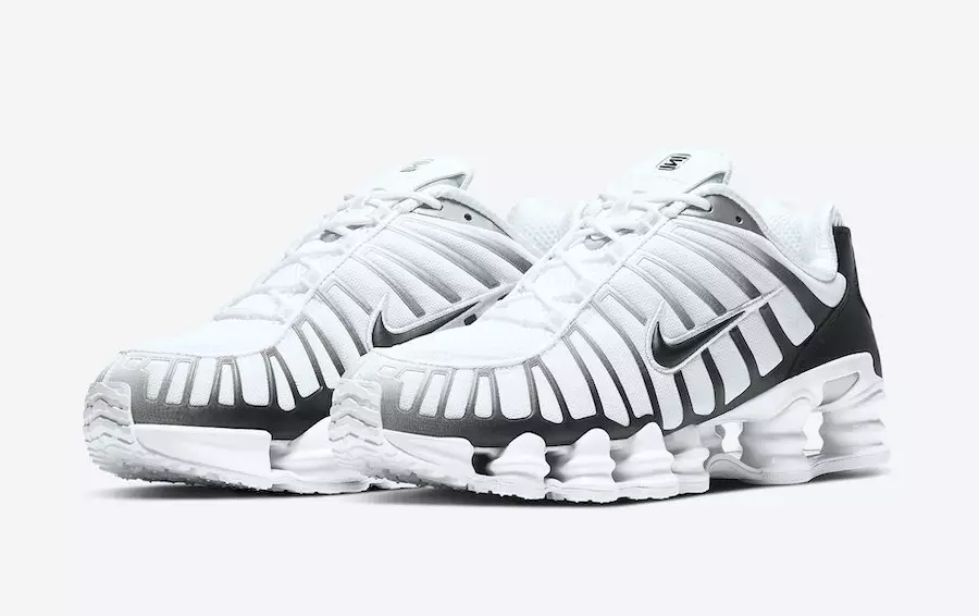 सफेद और शुद्ध प्लेटिनम में Nike Shox TL की वापसी