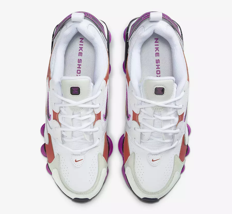 Nike Shox TL Nova 흰색 Hyper Violet Racer Blue AT8046-100 출시일