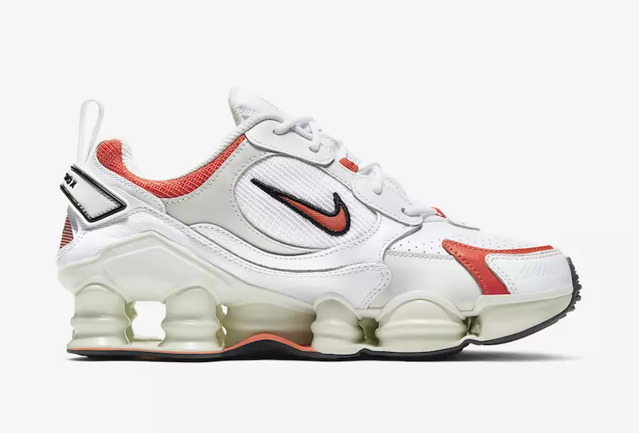 تاریخ انتشار Nike Shox TL Nova White Red AT8046-101