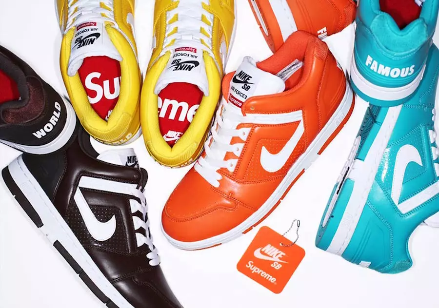 Supreme x Nike Air Force 2 Collection Releasedatum