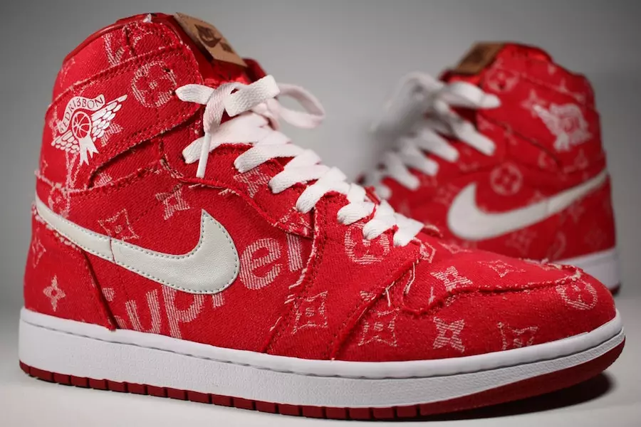 Supreme Louis Vuitton Air Jordan 1 Custom