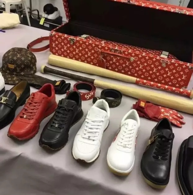 Coleção Supreme x Louis Vuitton LV