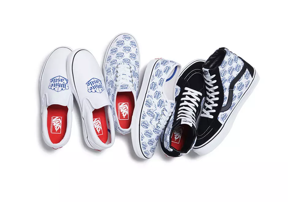 Biały zamek Supreme Vans