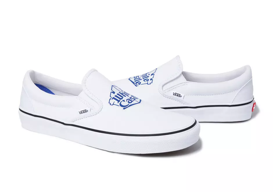 Biały zamek Supreme Vans