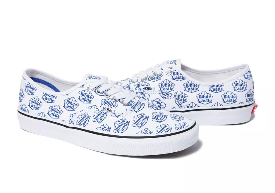 Белы замак Supreme Vans