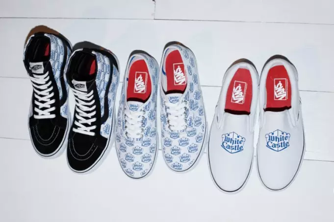 Белиот замок Supreme Vans