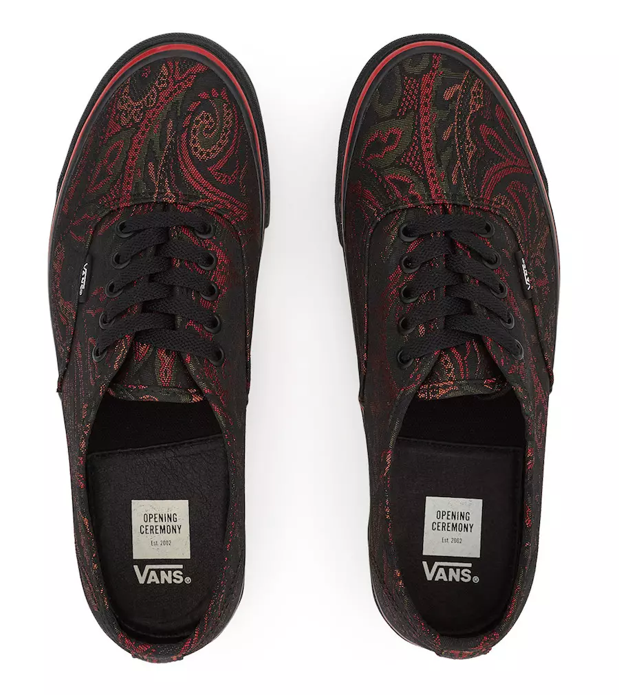 Cérémonie d'ouverture Vans Authentic Paisley Pack