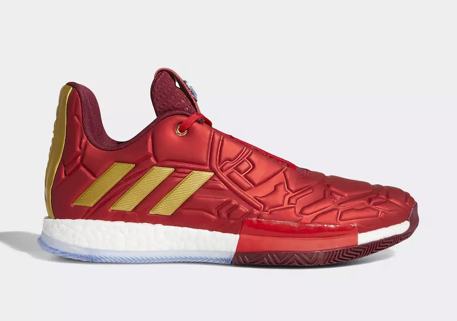 Афіцыйныя фатаграфіі Marvel x adidas Harden Vol. 3