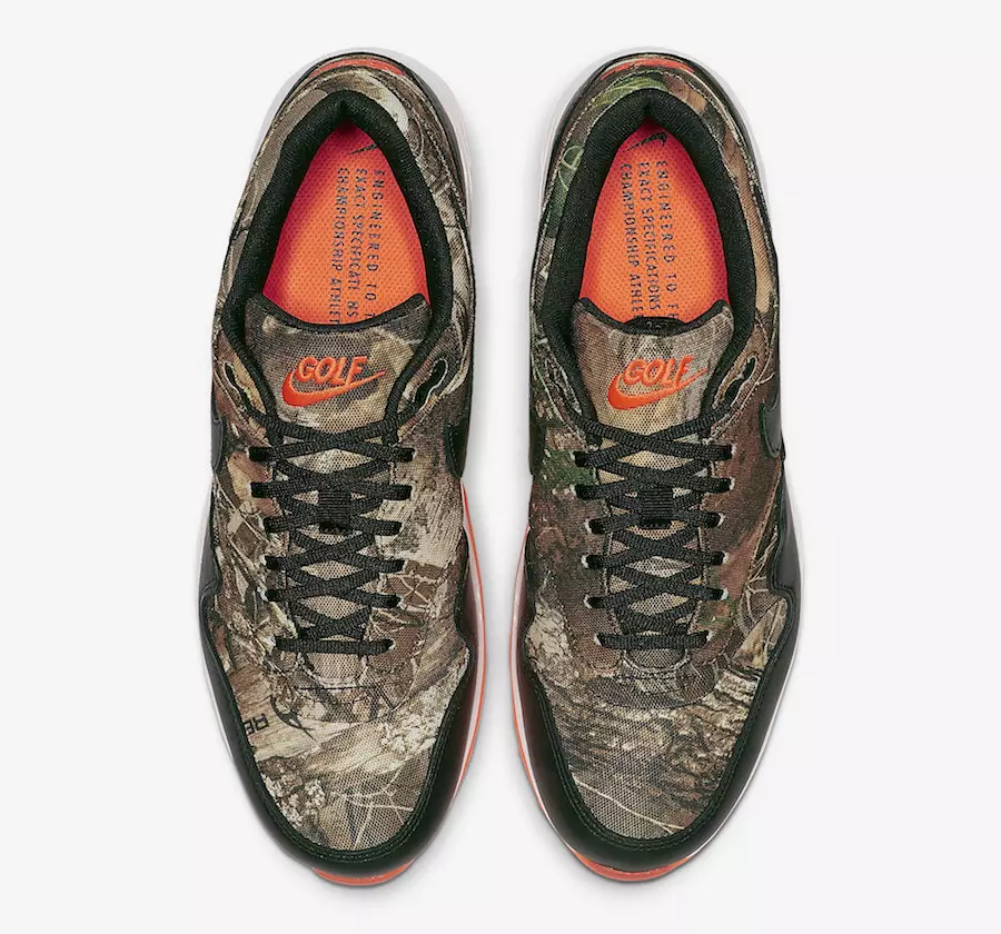 Nike Air Max 1 Golf Realtree Camo BQ4804-210 Data tal-Ħruġ