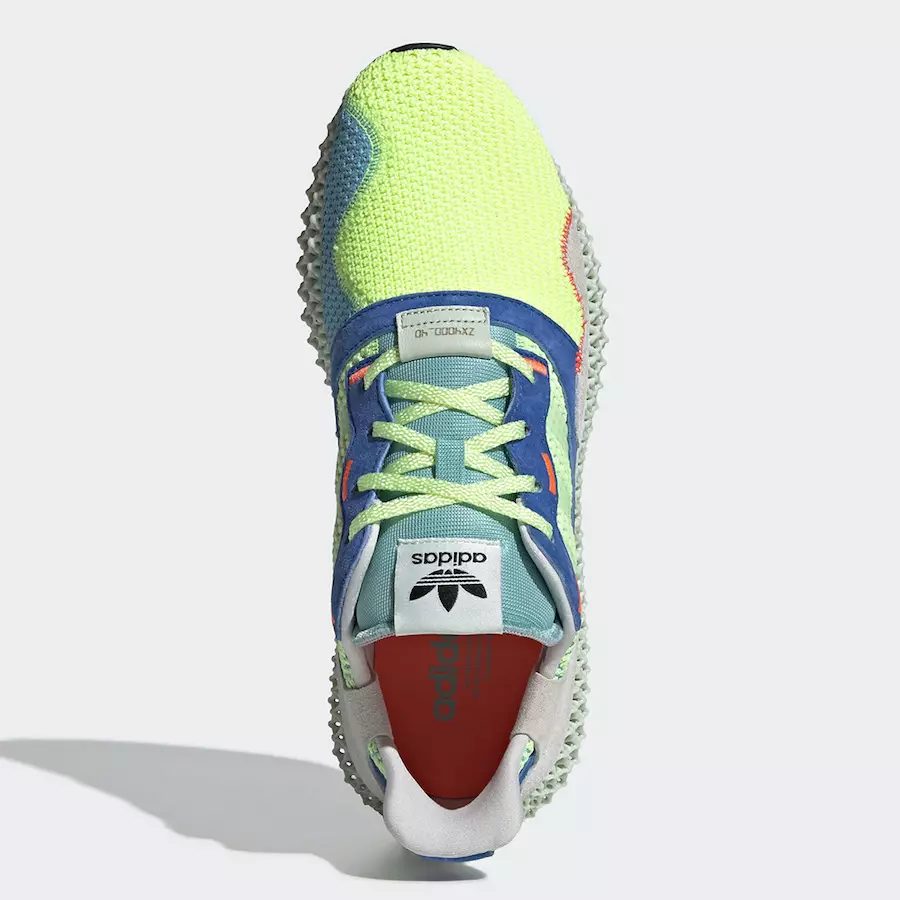 Adidas ZX 4000 4D Easy Mint EF9623 Дата выпуску