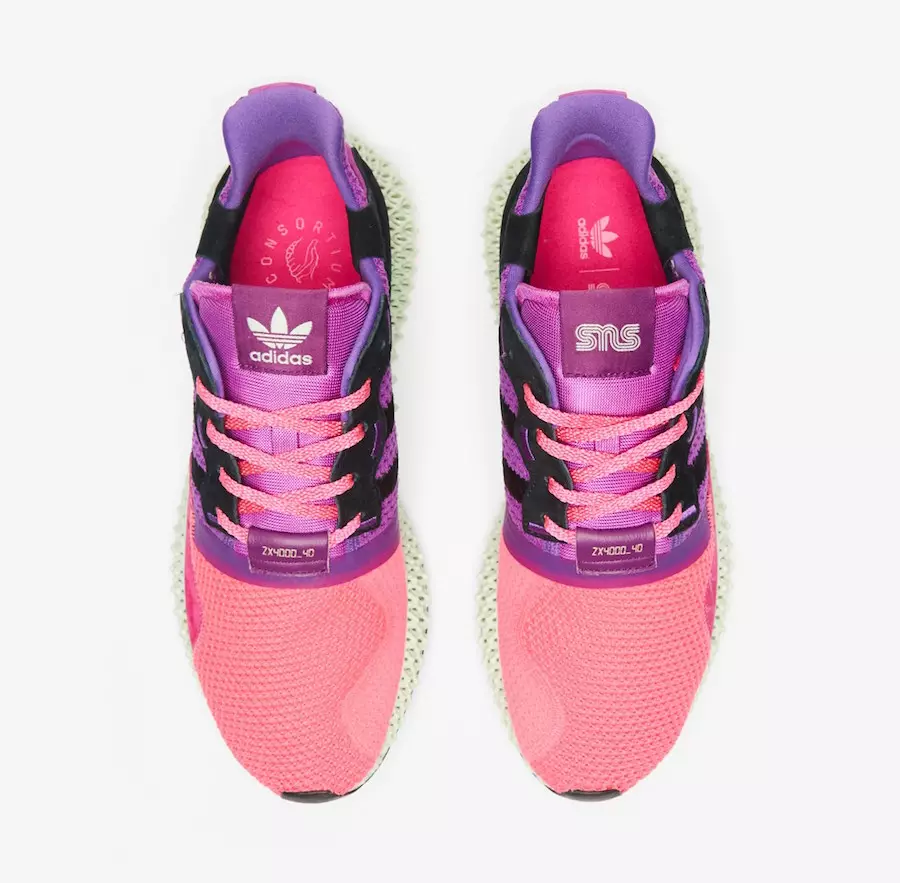 تاريخ الإصدار SNS adidas ZX 4000 4D Sunset FV5525