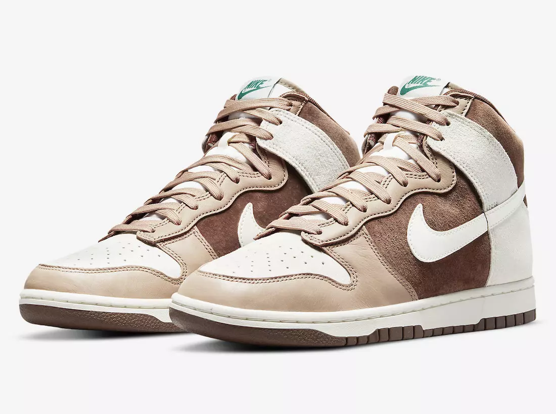 Nike Dunk High "Light Chocolate" se lanza el 23 de febrero