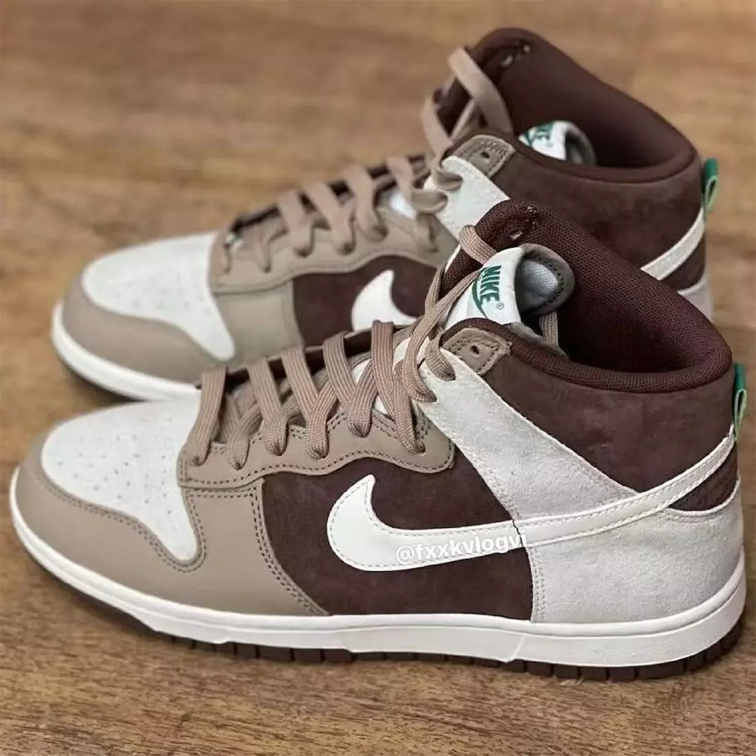 Nike Dunk High Sail Khaki Light Chocolate -julkaisupäivä