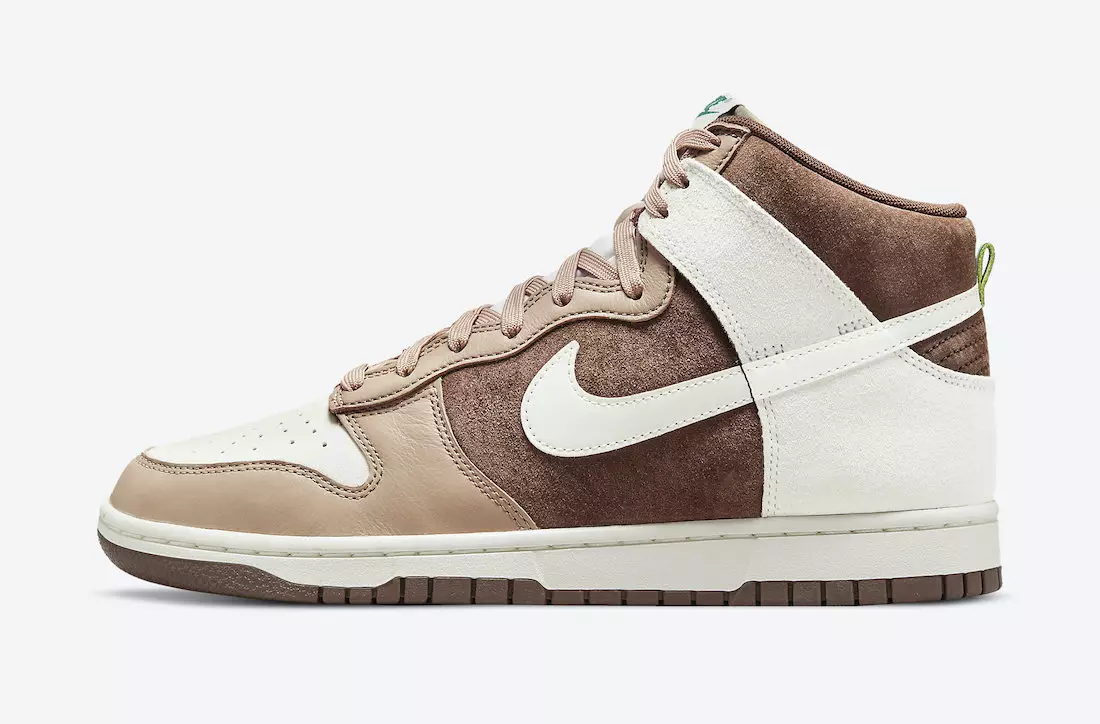 Nike Dunk High Light Chocolate DH5348-100 გამოშვების თარიღის ფასი