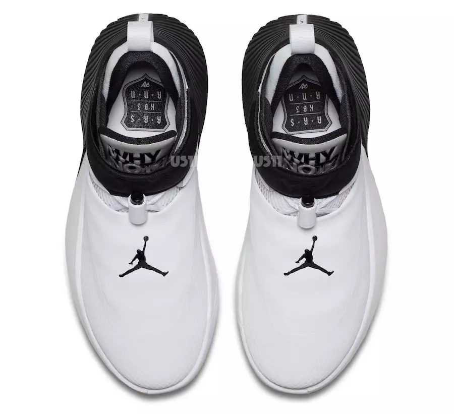 Russell Westbrook Jordan Fly Next Signature Bróg Bán Dubh