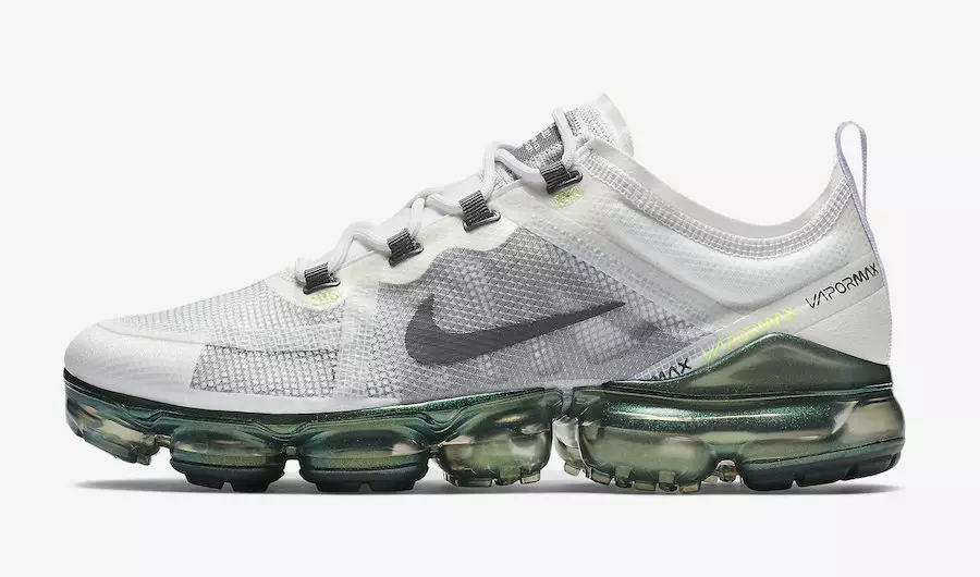 Nike Air VaporMax 2019 PRM White Lime Blast AT6810-100 Tarehe ya Kutolewa