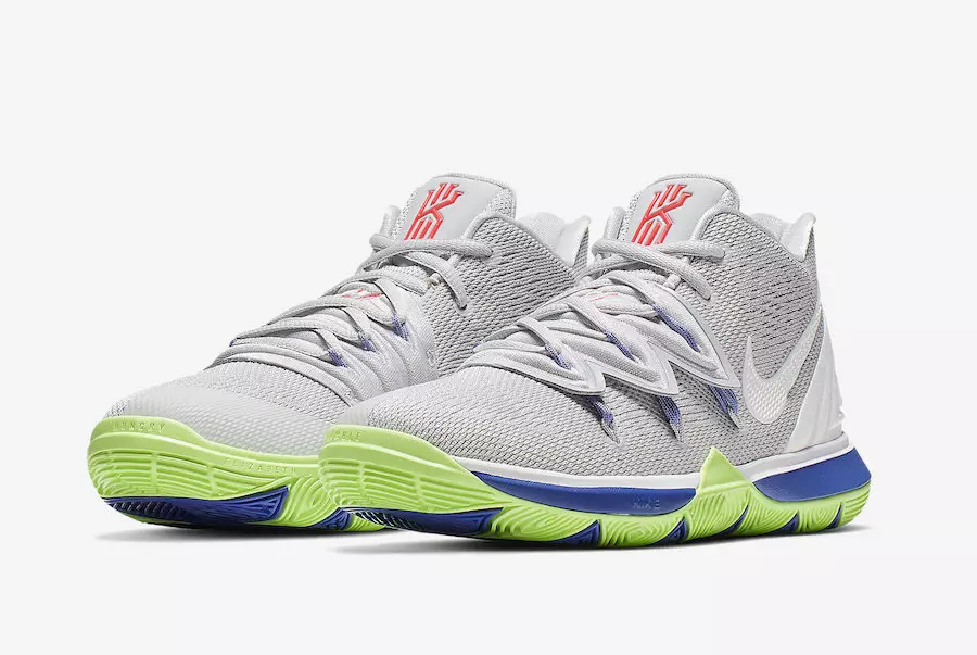 Nike Kyrie 5 ilmub Wolf Grey ja Lime Blast värvides